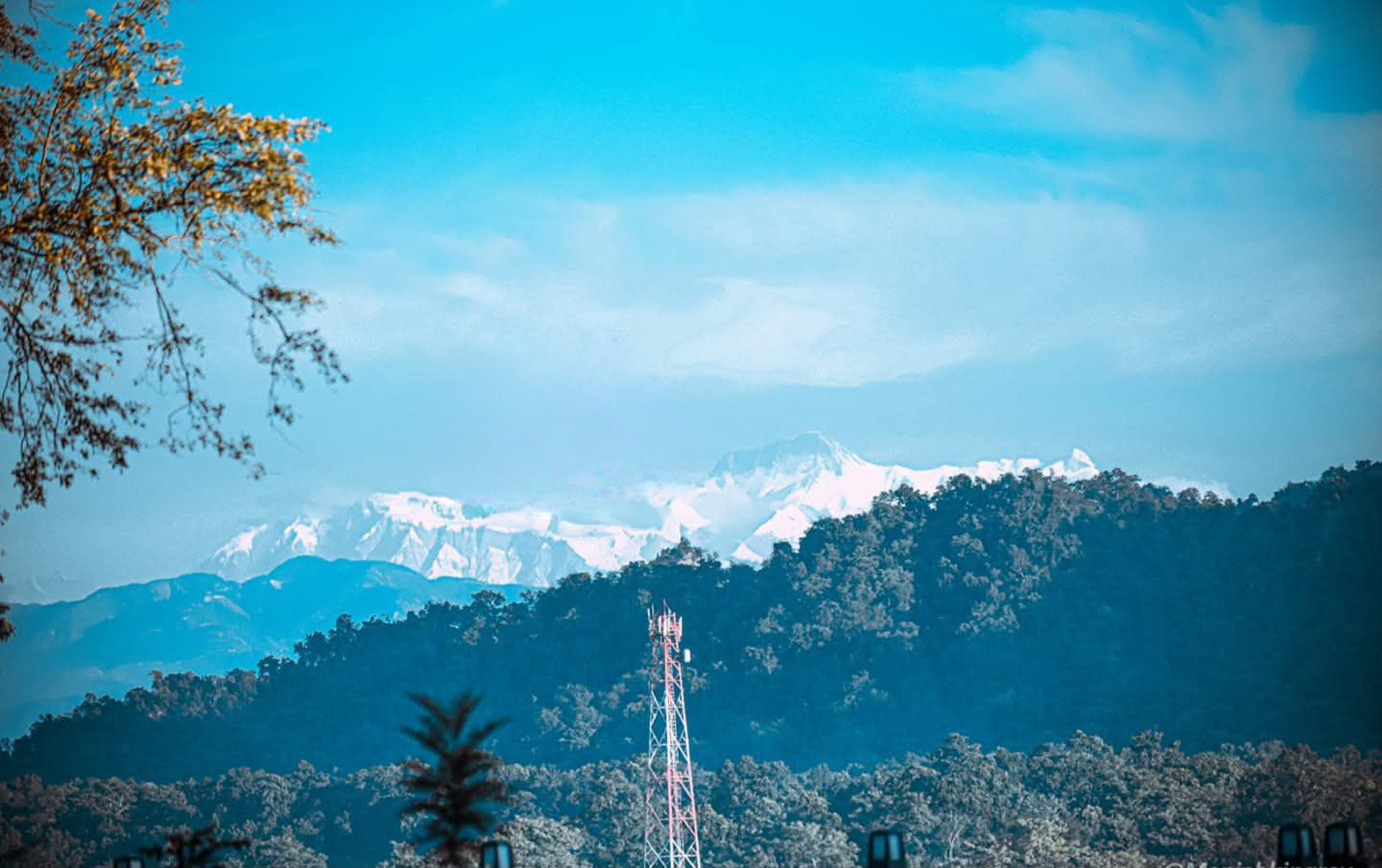 Majestic Himalayan Views from Valmikinagar Tiger Reserve